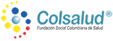 Logotipo de Colsalud con puntos de colores en forma circular a la izquierda y el texto Colsalud Fundación Social Colombiana de Salud en azul y gris a la derecha.