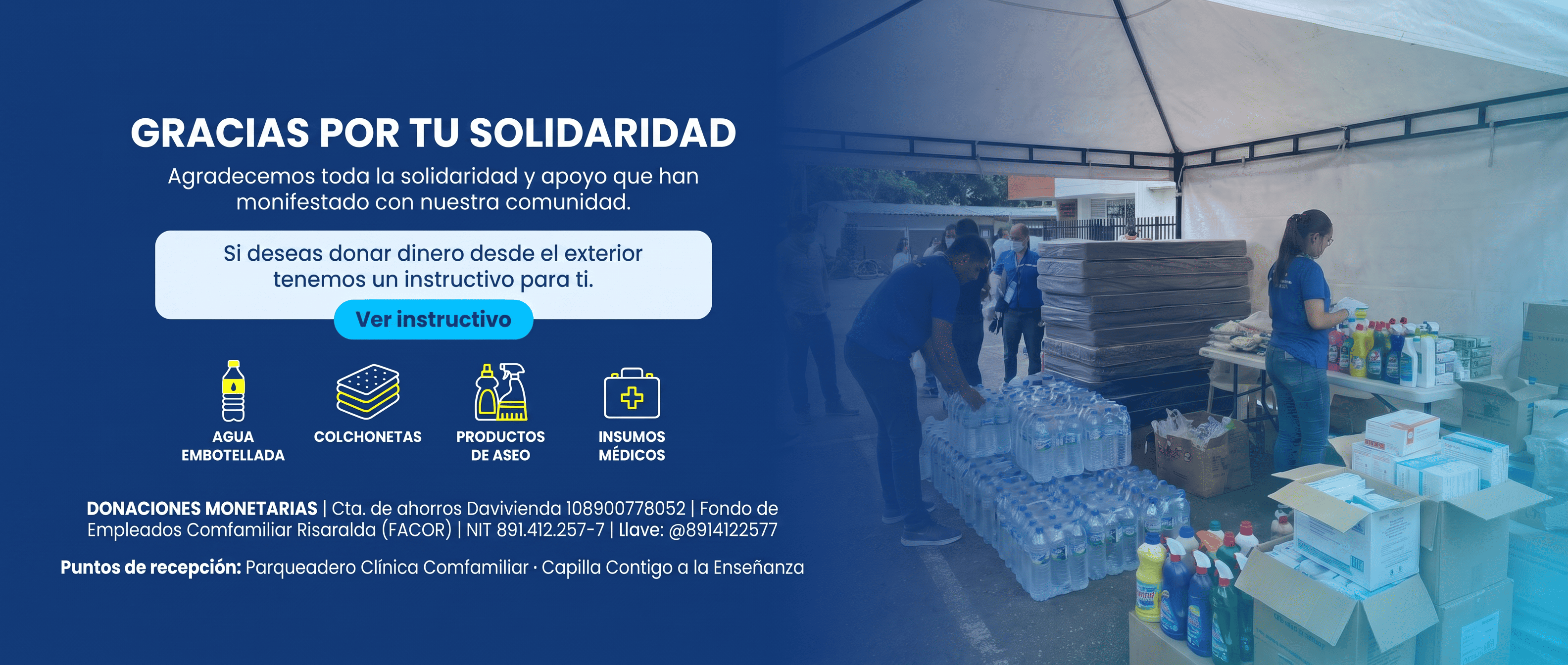 Gracias por tu solidaridad