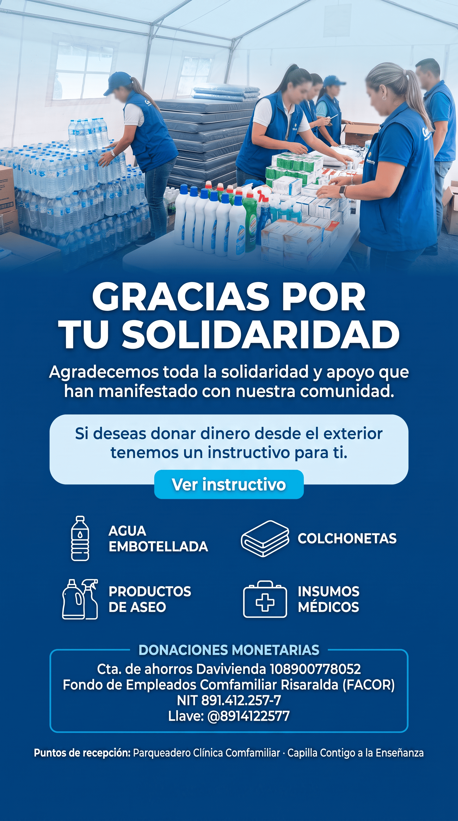 Gracias por tu solidaridad